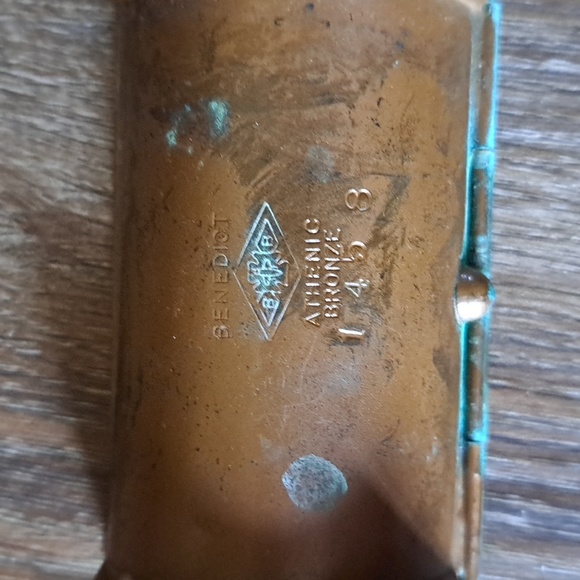 Antique Broze Benedict Box - Picture 4 of 6